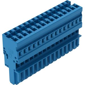 10x Wago 1-draads vrouwelijke multipoint connector, Elektronica benodigdheden + Behuizing, Blauw