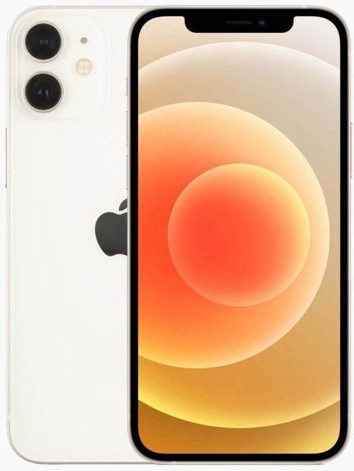 Forza Refurbished iPhone 12 Mini 64 GB Wit Gereviseerd (64 GB, Wit, 5.40", 12 Mpx, Dubbele SIM, B / Zeer goed), Tweedehands mobiele telefoons, Wit