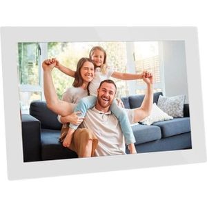 AGFAPHOTO APF1000WIFI Digitaler Bilderrahmen 10 Zoll white (10", 1280 x 800 pixels), Digitaal fotolijstje, Wit