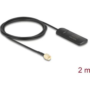 Delock GSM UMTS LTE WLAN 2,4 GHz Antenne SMA Stecker 2 dBi o (DECT, 4G, WiFi, 3G, GSM), Netwerkantenne