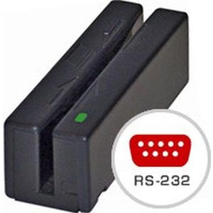 Magtek Veeglezer TK 1 2 (RS-232), Geheugenkaartlezer, Zwart