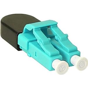 BlueLAN BlueOptics Loopback Adapter LC Duplex Multimode OM3, Zendontvangers, Turkoois
