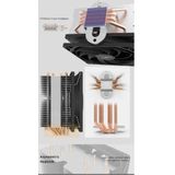 Zalman - CNPS10X Performa ST - CPU Koeler - Zilver - 135 mm