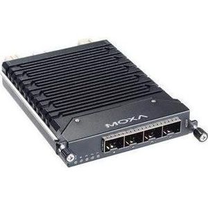 Moxa LM-7000H-4GSFP - Gigabit Ethernetmodule met 4 1001000BaseSFP slots, Netwerkschakelaar