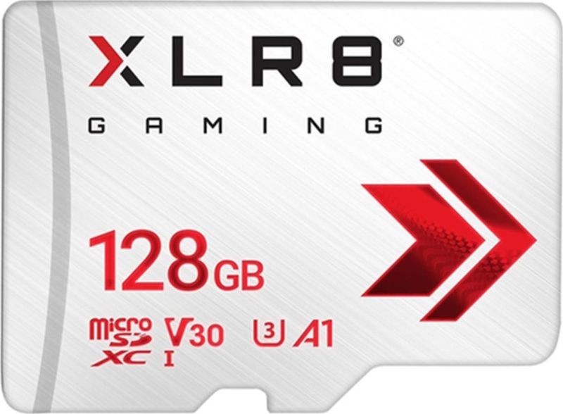 PNY - XLR8 Gaming - microSDXC-kaart - 128 GB - Klasse 10 - U3 - V30 - A2