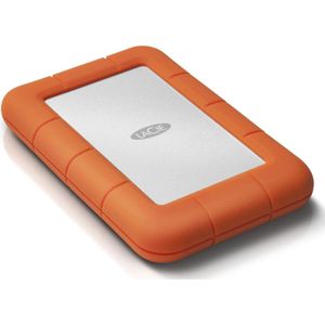 LaCie - Rugged Mini - Externe Harde Schijf - 2 TB - Zilver Oranje