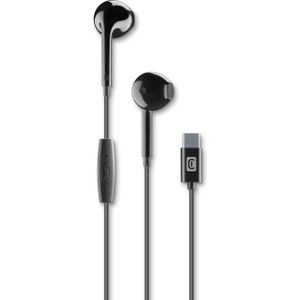 Cellularline Cellulaire lijn Draadgebonden Microfoon Oortelefoon (Bedraad), Koptelefoon, Zwart