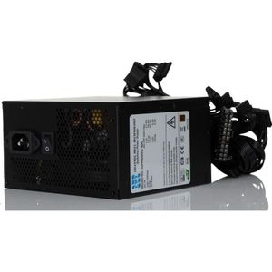 RS PRO PC-voeding 600W 100 240V dc, 3,3V, 5V, 5VSB, 12V, -12V / 0,3A, 2,5A, 17A, 19A, 54A, 5 uitgangen (600 W), PC-voedingseenheid