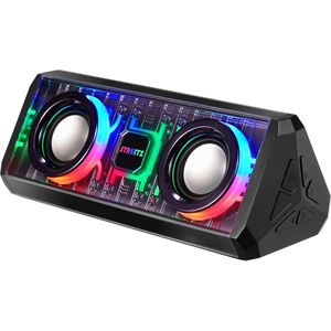 Streetz S320 Transparante Bluetooth Luidspreker 10W (10 h), Bluetooth luidspreker, Zwart