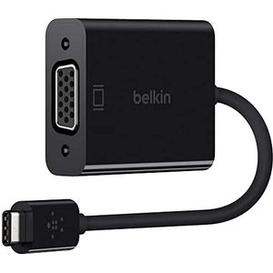 Belkin USB-C naar (VGA, 15 cm), Data + Video Adapter, Zwart