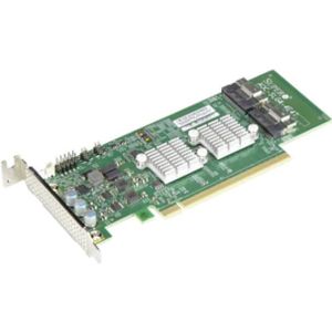 Supermicro - AOC-SLG4-4E4T-O - Interfacekaart - Ingebouwde PCIe - Netwerkkaarten