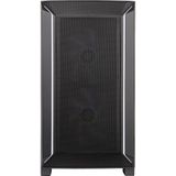 Silverstone SST-FA312Z-BG - FARA mATX gaming chassis met hoge luchtstroom en hoge capaciteit (mATX, Mini-ITX), PC-behuizing, Zwart