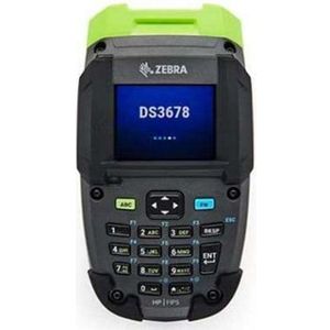 Zebra DS3678-KD, BT, 2D, HP, Disp., FIPS, zwart, groen, Alleen pistool (1D streepjescodes, 2D-streepjescodes), Barcode scanner, Groen, Zwart
