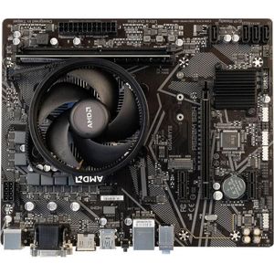 Renkforce PC Tuning-Kit AMD Ryzen 5 5600GT 4.6 GHz 16 GB DDR4-RAM 1 TB M.2 PCIe (AM4, AMD A520, mATX), Moederbord