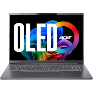 Acer Aspire 16 AI OLED (16", 1000 GB, 32 GB, DE, Intel Core Ultra 7 258V), Notebook, Grijs