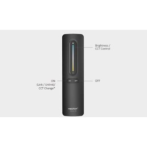 MiBoxer Synergy 21 LED afstandsbediening 2,4GHz dual wit (CCT) + Dimm (w)*Milight/* (Radiofrequentie (RF)), Afstandsbediening