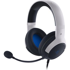 Razer Kaira X (Bedraad), Gaming headset, Wit, Zwart