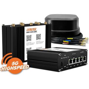 Selfsat Router MWR 5560 eSIM 5G WLAN, Router, Zwart