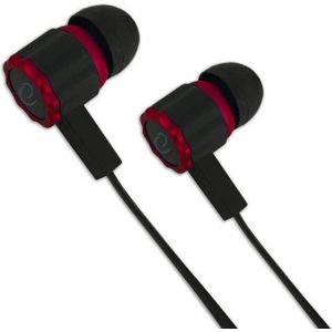 Esperanza GAMING EARPHONES WITH MICROPHONE VIPER BLACK-RED 5901299942673, Gaming headset, Zwart