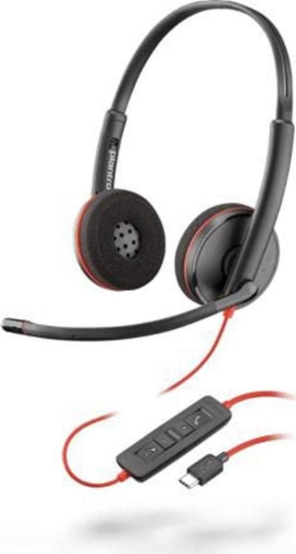 Poly - Blackwire C3220 - Kantoorheadset - Zwart - Bedraad - USB-C