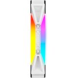 Corsair - QL140 - Computer Ventilator - Wit - 34 RGB-leds, 1250 rpm, 85 m³/h luchtstroom