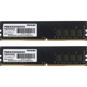 Patriot DDR4 - 16 GB -3200 - CL - 22 - Dual Kit, Signature Line (juodas, PSD416G3200K) (2 x 8GB, 1600 MHz, DDR4 RAM, DIMM 288 pin), RAM, Zwart