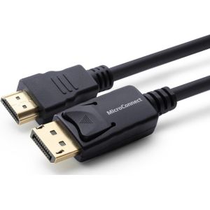 MicroConnect DisplayPort - HDMI (Type A) (5 m, DisplayPort), Videokabel