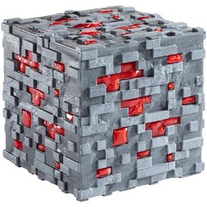 Noble Collection, Tafellamp, Minecraft Replica Verlichtende Redstone Erts Kubus 10 cm