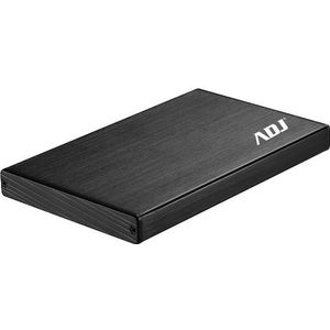 ADJ BOX 2,5" SATA NAAR USB 3.0 MAX 2TB BK AH612 BOX MAX HDD 9,5 MM (2.5"), Harddisk behuizing, Zwart