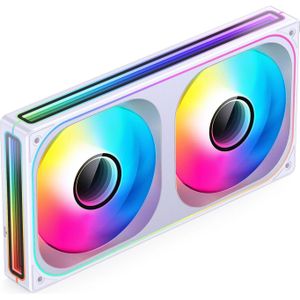 Jonsbo - ZB-240 Infinity Mirror - PC Ventilator - Wit - 240 mm