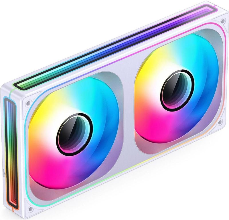 Jonsbo - ZB-240 Infinity Mirror - PC Ventilator - Wit - 240 mm