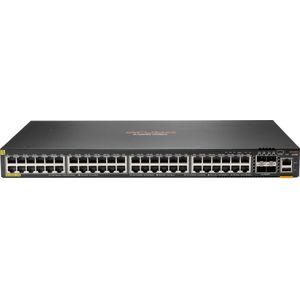 Aruba HPE Networking CX 6200F 48G Class-4 PoE 4SFP 370W Switch EU nl (48 ports), Netwerkschakelaar, Grijs