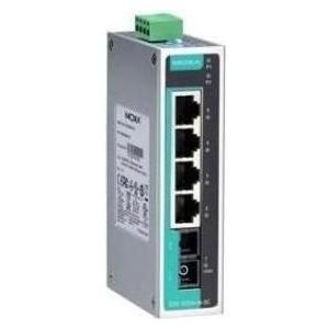 Moxa EDS-205A-S-SC - Unmanaged Ethernet-switch met 4 10100BaseT(X)-poorten (4 ports), Netwerkschakelaar