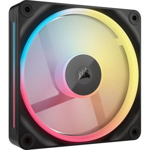 CORSAIR - iCUE LINK LX120-R - Ventilator - Zwart - 120 mm PWM, RGB-verlichting, geluidsarm, 2400 tpm