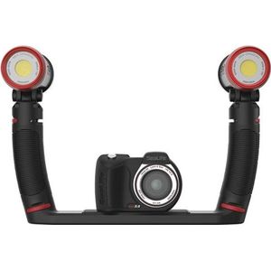 Sealife Micro 3.0 PRO Duo 5000 Onderwatercamera Set (19 mm, 16 Mpx, 1/2,3''), Camera, Rood, Zwart