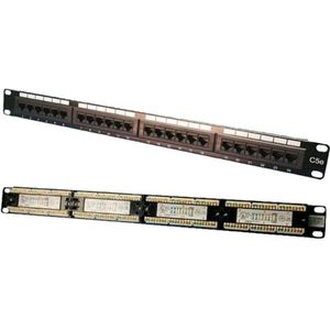 LogiLink - Professional EconLine - Patchpaneel - Zwart - 24-Port - UTP