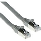 ACT Grijze 25 meter SFTP CAT6A patchkabel snagless met RJ45 connectoren. Cat6a s/ftp snagless gy 25,00m (S/FTP, CAT6a, 25 m), Netwerkkabel