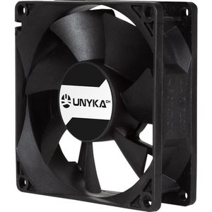 Unykach 80.80.25 (80 mm), PC ventilator, Zwart