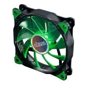 Akasa - Vegas 15 - 12cm Casefan - Groen - LED Verlichting
