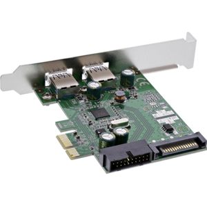 InLine 76666E interfacekaart/-adapter Intern USB 3.2 Gen 1 (3.1 Gen 1)
