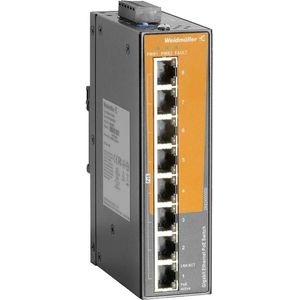 Weidmüller - IE-SW-EL08-8GTPOE - Netwerkschakelaar - 8 Havens - 1 Gbps - PoE