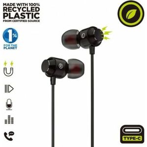 Muvit Hoofdtelefoon MCHPH0006 Zwart (Draadloze, Bedraad), Koptelefoon, Zwart