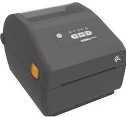 Zebra ZD421 DT 300DPI USB HOST CONN (300 dpi), Labelprinter, Grijs