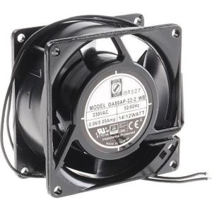 RS PRO AC kogellager ventilator, 80mm 42,5cu.m/h 230V (80 mm), PC ventilator