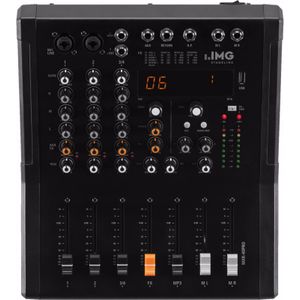 Img Stage Line MXR-40PRO console mixer Aantal kanalen:4 Bluetooth, USB-aansluiting, Mengtafel