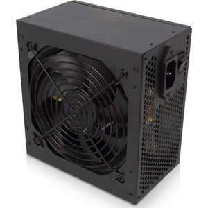 Eminent ATX vervangende PC voeding 600W (600 W), PC-voedingseenheid, Zwart