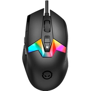 Lorgar - MSP80 - Gaming Muis - Zwart - RGB Verlichting - Hoge Precisie