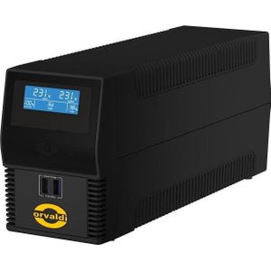 Orvaldi - ID600CH - UPS - Zwart - 0,6 kVA - Line-Interactive