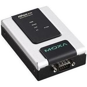 Moxa NPORT 6150-T - 1-poorts RS-232422485 beveiligde apparaatserver, bedrijfstemperatuur van -40 tot 75C, Printer server
