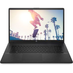 HP 17-cn3415ng (17.30"", Intel N200, 8 GB, 512 GB, NL), Notebook, Zwart